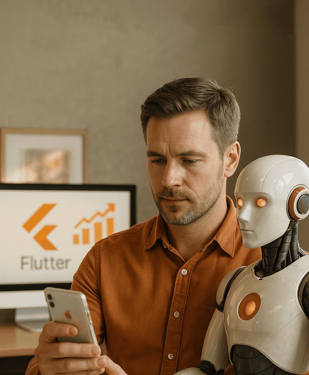 Разработка мобильных приложений 2025: Как AI и Flutter помогают обогнать конкурентов и завоевать рынок